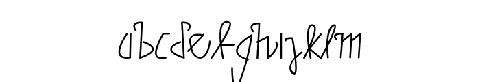 The Queen Font LOWERCASE