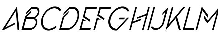 The Queens Gambit Italic Font UPPERCASE
