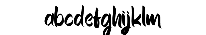 The Quick Ruth Font LOWERCASE