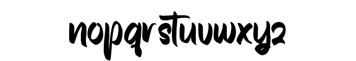 The Quick Ruth Font LOWERCASE