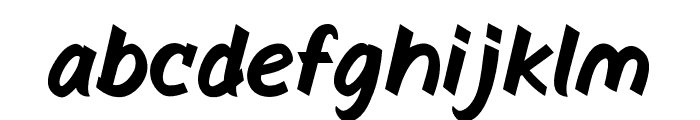 The Radicools Casual Italic Font LOWERCASE
