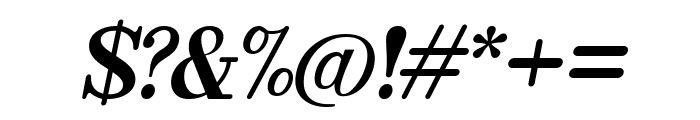 The Raflesia Arnoldy Italic Font OTHER CHARS