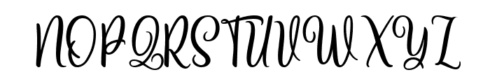 The Raflesia Arnoldy Script Font UPPERCASE