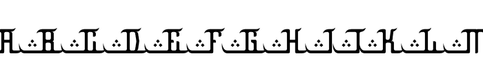 The Ramadhan Font UPPERCASE