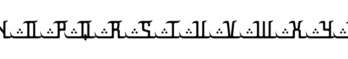 The Ramadhan Font UPPERCASE