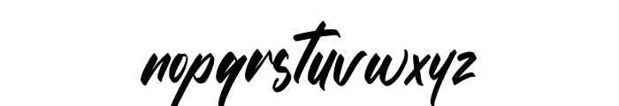The Raster Font LOWERCASE