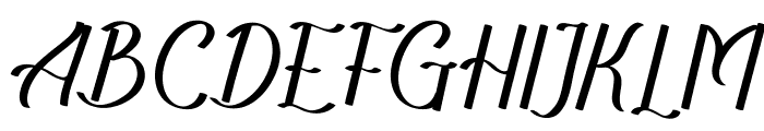 The Recolista Font UPPERCASE