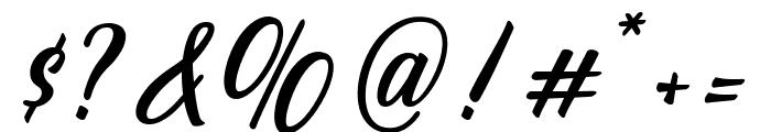 The Rinden Regular Font OTHER CHARS