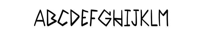 The Rock Font LOWERCASE