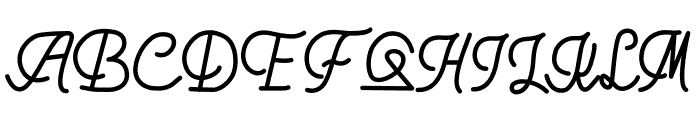 The Romansa Font UPPERCASE