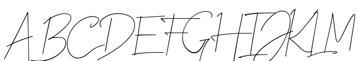 The Rosmarie Signature Regular Font UPPERCASE