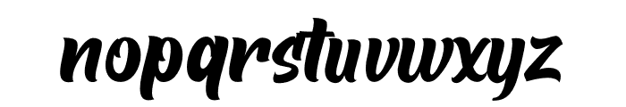 The Rughton Script 02 Font LOWERCASE