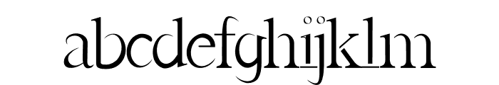 The Sapphire Font LOWERCASE