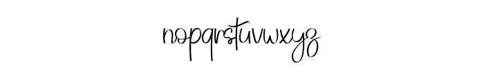 The Scarlette Font LOWERCASE