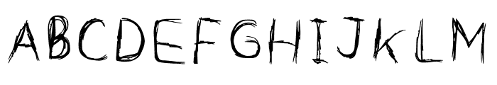 The Scratcher Light Font UPPERCASE