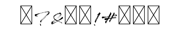 The Senom Font OTHER CHARS