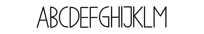 The Series Font UPPERCASE