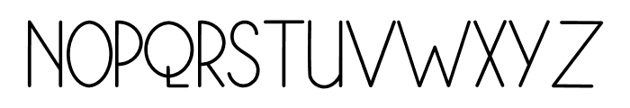 The Series Font LOWERCASE