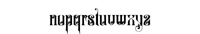 The Shallter Regular Font LOWERCASE