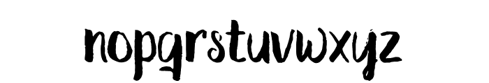 The Shutterain Font LOWERCASE