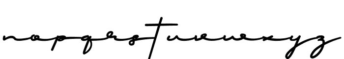 The Signatura Font LOWERCASE
