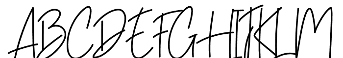 The Signature Font UPPERCASE