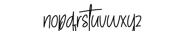 The Signature Font LOWERCASE