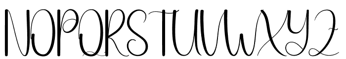 The Silhouette Font UPPERCASE