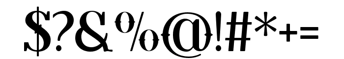 The Simbiod Regular Font OTHER CHARS