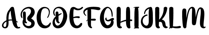 The Sister Font UPPERCASE