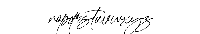 The Skytripe Italic Font LOWERCASE