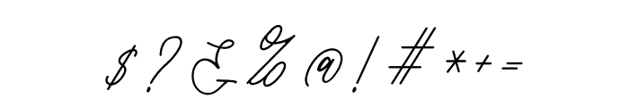 The Smooth Script Font OTHER CHARS