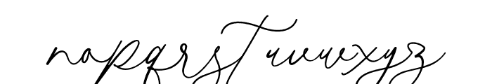 The Smooth Script Font LOWERCASE