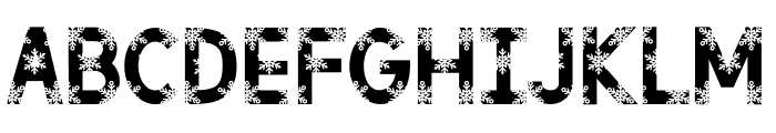 The Snowflake Font LOWERCASE