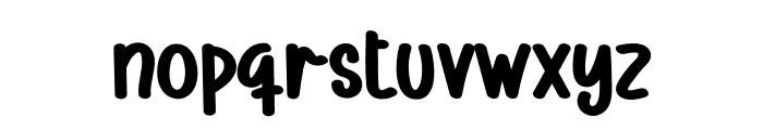 The Snowing Font LOWERCASE