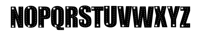 The Stars Font LOWERCASE