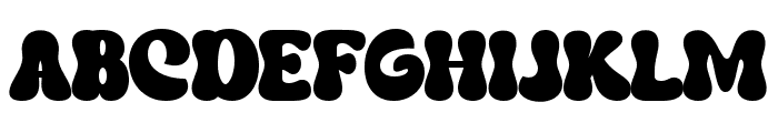 The Sugiko Regular Font UPPERCASE