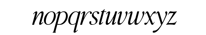 The Sunshine Display Italic Reg Font LOWERCASE