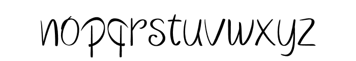 The TOON worlD Font LOWERCASE