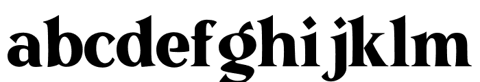 The Telegraph Bold Font LOWERCASE