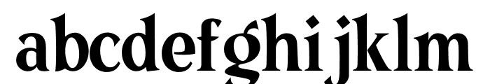 The Telegraph Regular Font LOWERCASE