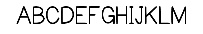 The Thag Regular Font UPPERCASE