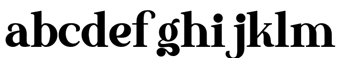 The Thesla Ohago Font LOWERCASE