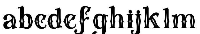 The Throne Regular Font LOWERCASE