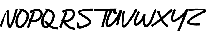 The Thugmans Font UPPERCASE