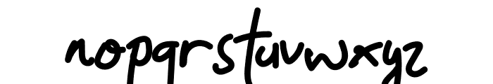The Tomat Font LOWERCASE