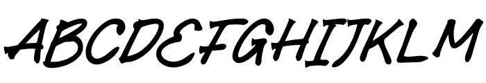 The Tragha Font UPPERCASE