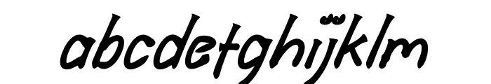 The Tragha Font LOWERCASE