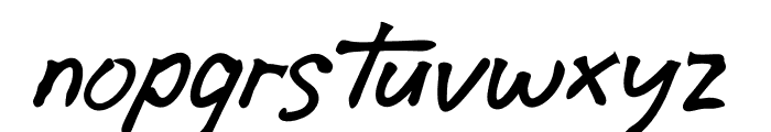 The Tragha Font LOWERCASE