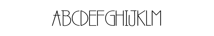 The Twilight Font UPPERCASE